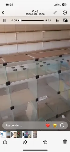 Repasse vidraçaria de uma farmácia