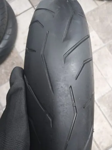 pneu usado pirelli diablo rosso 2  120/70-17