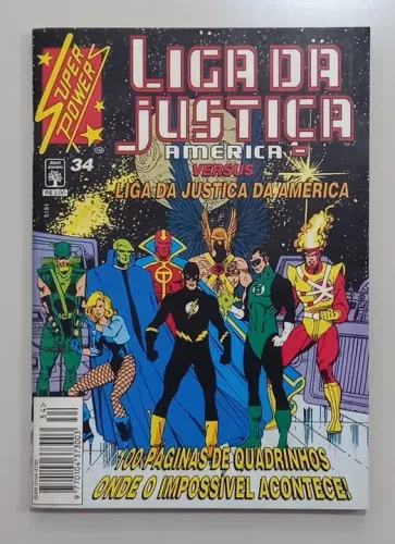 HQ Super Powers Número 34 Abril Jovem 1995