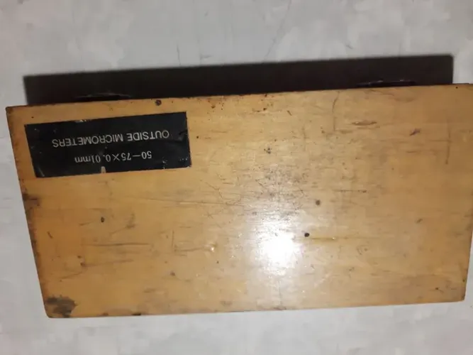 Micrômetro Externo 50___75×0,01mm Outside Micrometers. USA. Semi novo. 