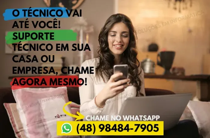Suporte Técnico em Informática, Manutenção de Computadores, Notebooks, Redes