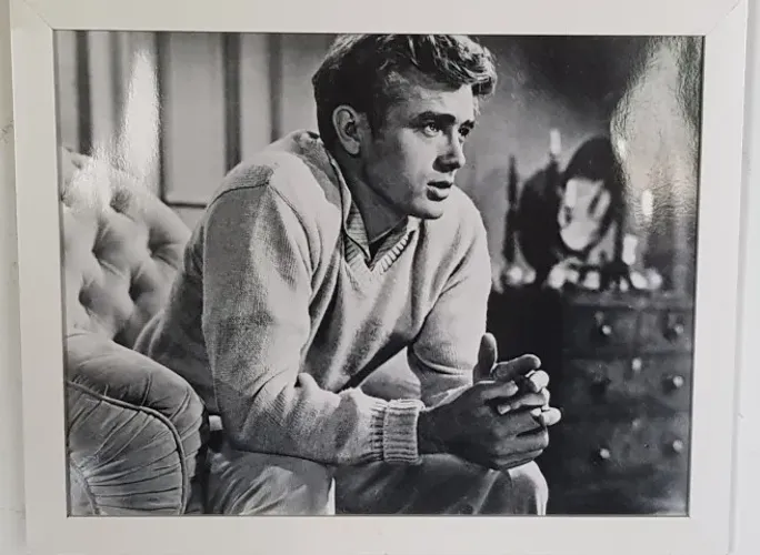 Quadro Gravura James Dean 38,5 X 31 cm Filme Cinema