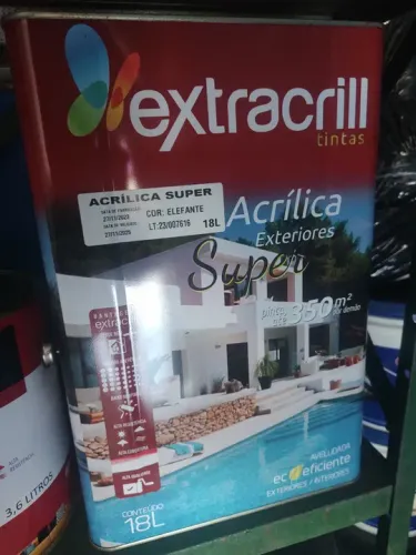 Tinta Acrílica Super Extracrill 18L Elefante