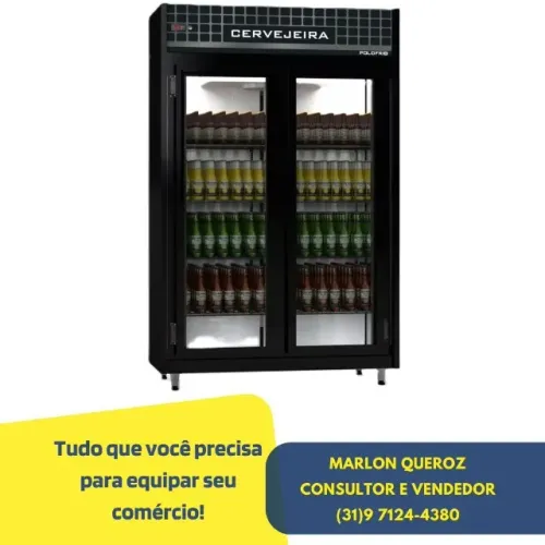 Cervejeira 3 Portas Nova Polo Frio 110/220v