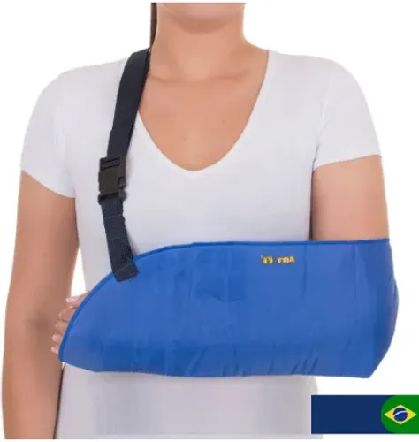 Tipoia Para Braço Sacolinha Em Nylon Bilateral Azul - Artipé z675