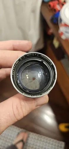 Lente Leica Summitar para série III m39 5cm f2 (50mm)