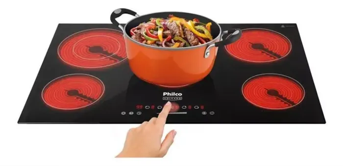 Cooktop Indução Elétrico 5 bocas 4 meses de uso.