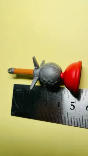Acessório Altura 5 cm - ideal p/ boneco do Deadpool / Fortnite - estilo desentupidor