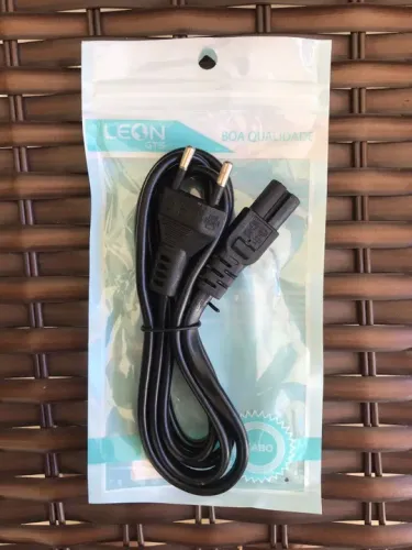 Cabo De Força Bipolar Para Tv Smart Notebook Impressora 2 metros (Novo)