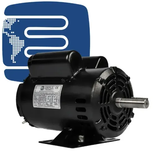 Motor Elétrico Monofásico 3CV 4P Baixa Rotação 110/220V IP 21-Mercosul