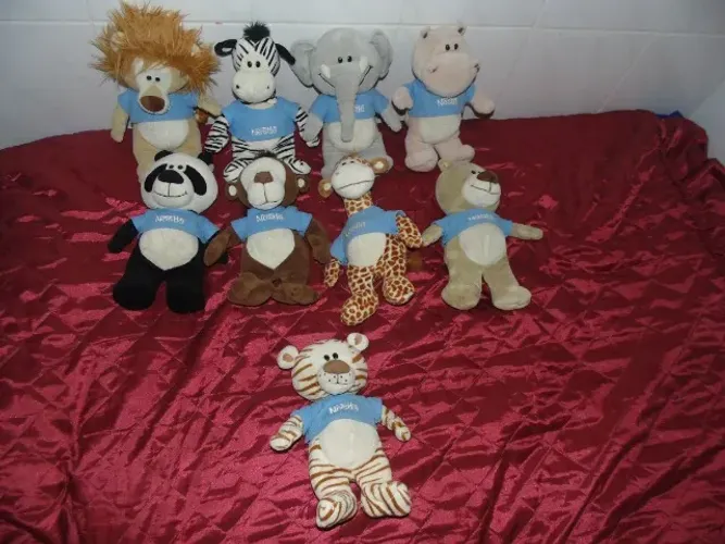 Coleção Completa Filhotes Nestlé 9 Pelúcias Galera Animal