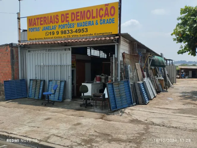 Materiais de Demolição - Portas, Janelas, Portões, Madeira e Grade