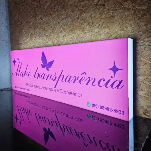 Placa Luminosa Retangular Frontal