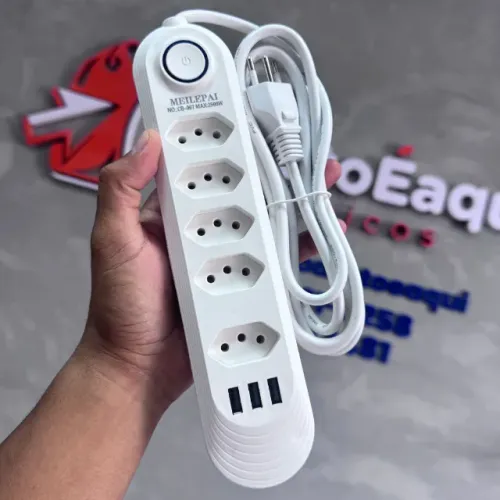 filtro e linha extensão eletrica