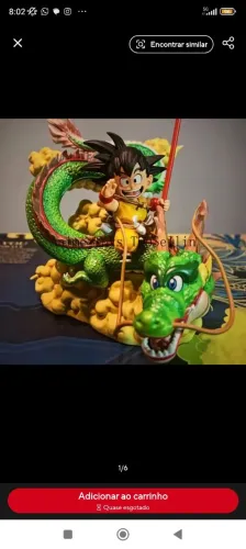 Action Figure Goku e Shenlong - Dragon Ball