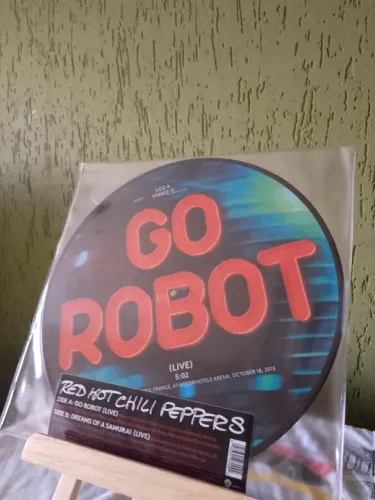 Disco de Vinil Red Hot Chilli Peppers - Go Robot (Live)