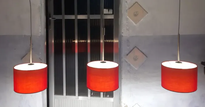Luminária pendente com 3