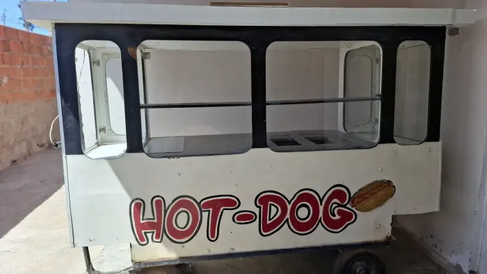 Carrinho cachorro quente negociável 