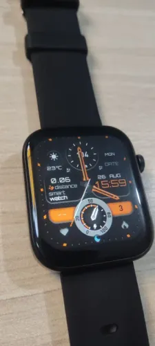 Relogio Smartwatch Colmi P71, Tela Ips 1,9, Preto