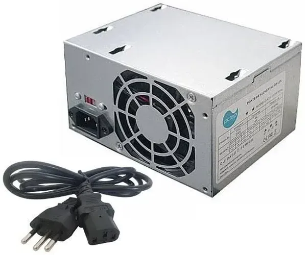 Fonte de Alimentação para PC 200W com Cabo de Força novo