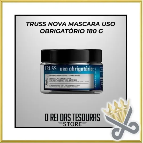 TRUSS NOVA MASCARA USO OBRIGATÓRIO 180 G