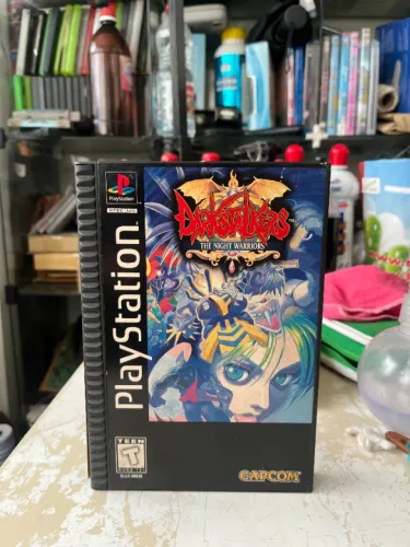 JOGO DARKSTALKERS THE NIGHT WARRIORS (LONG BOX) SEMINOVO - PS1