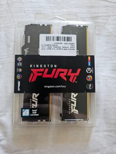 RAM DDR5 Kingston Fury Beast RGB 32GB (2x16GB) DDR5 6000MHz CL40