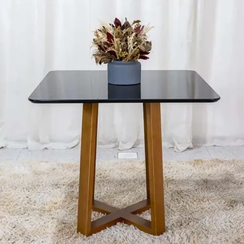  Mesa 90x90 Madeira Maciça - Entregue Montada