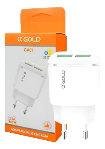 Fonte Carregador Celular Carga Rápida Usb 3.1a 5v - Armarinho Ditudo