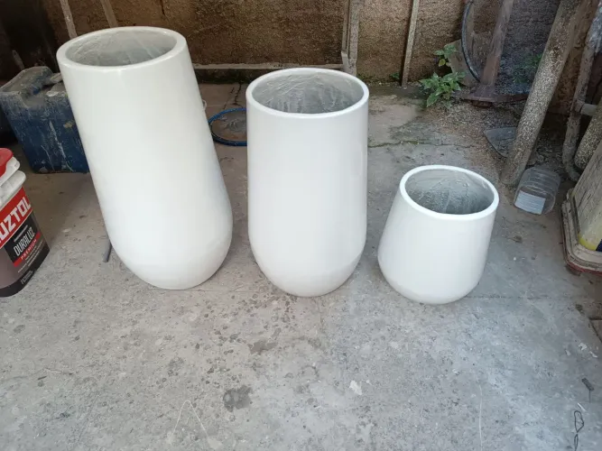 Trio vasos 