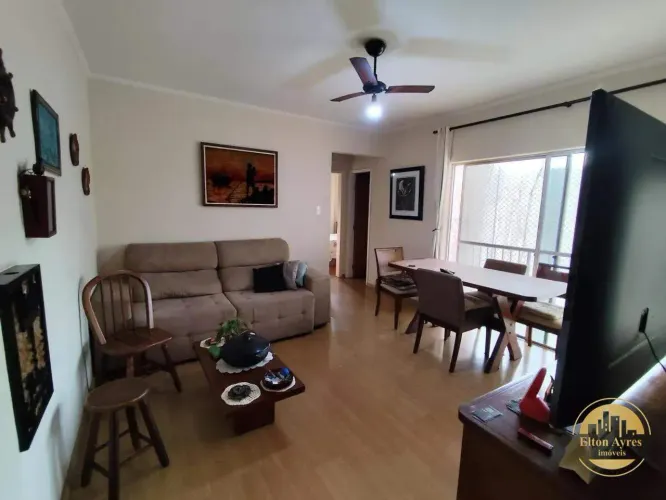 Apartamento residencial em Santos (Campo Grande) - 72 m², 2 banhos, 3 varandas, aceita fin