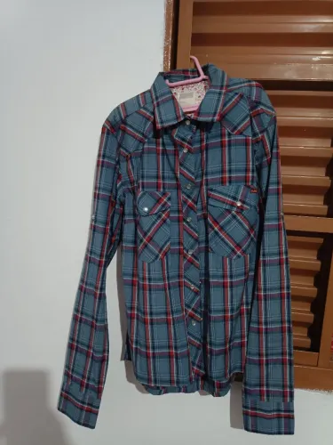 Camisa xadrez infantil