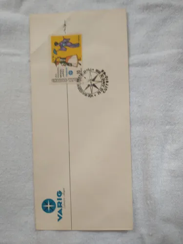 Envelope vôo inaugural Brasil -Japao