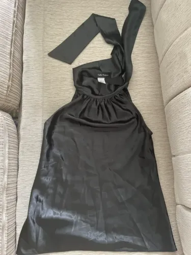 Blusa, Sem Mangas, Dalia Franco, Preta, Tamanho P