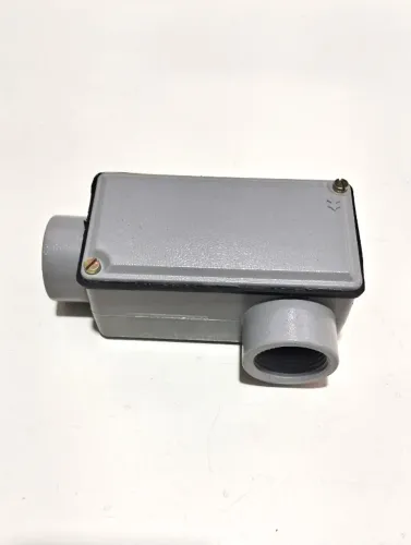 Kit 3 unid. -Condulet aluminio tipo L 1 com rosca -Wetzel