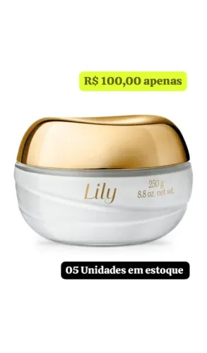 Creme Lily Boticário Promoção