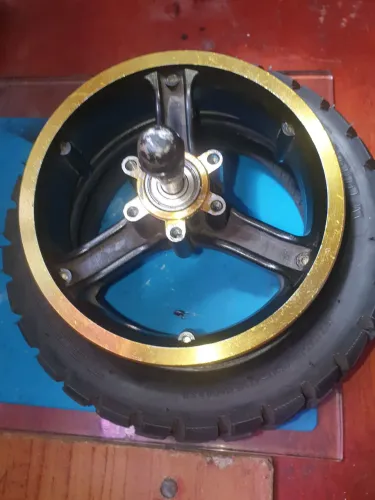 Roda patinete 10 polegadas pneu de brinde
