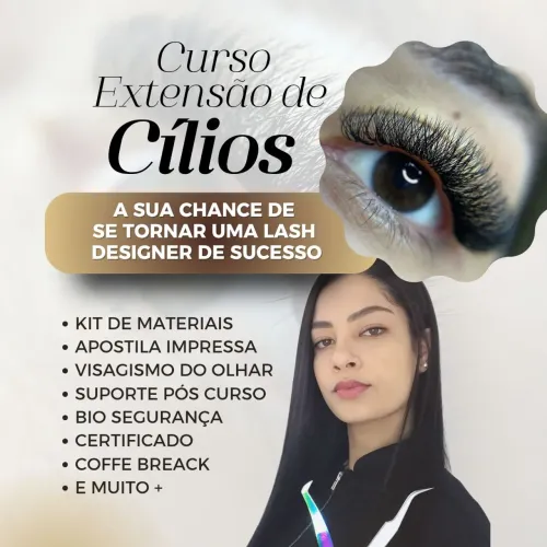 Mentoria/Curso para iniciantes Lash Designer 