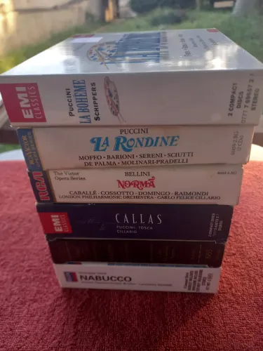 Lote com 6 box de musica classica