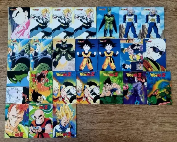 Lote - 24 Cards - Dragon Ball Z - Z1 e Z2 - 2001