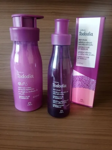 Kit tododia- bodysplash+hidratante natura