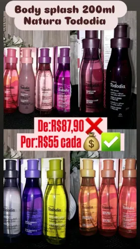 Body Splash Tododia Natura 200ml - Promoção Imperdível!