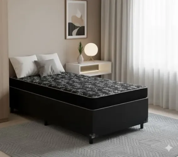 Conjunto Base com Colchão D20 Solteiro (EM ESTOQUE NOVO)