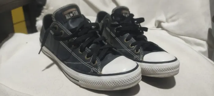 tenis all star couro
