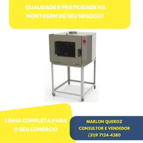 Forno Turbo 5 Esteiras Progas Novo