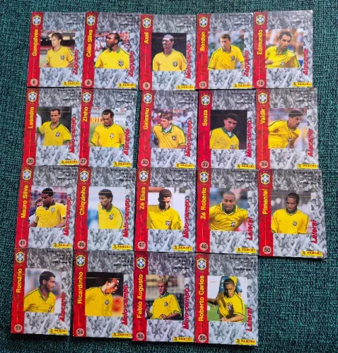 26 Futcards Copa América 1997 Panini/Coca-Cola