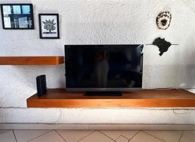 Rack Som e Vídeo Duas Peças Madeira Demolição Design Exclusivo