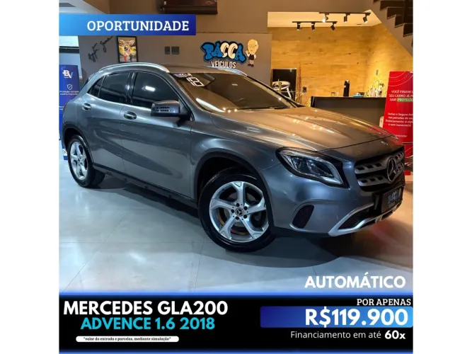 Mercedes-Benz GLA 200 Adv. 1.6/1.6 TB 16V Flex Aut. 2018
