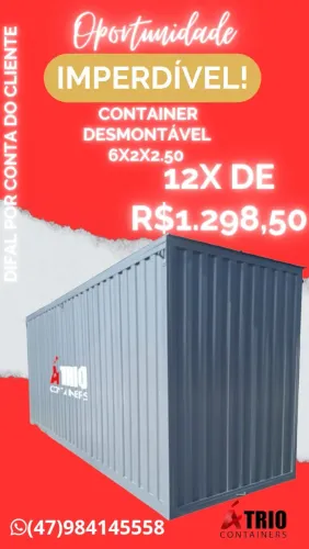Container 20 desmontável 