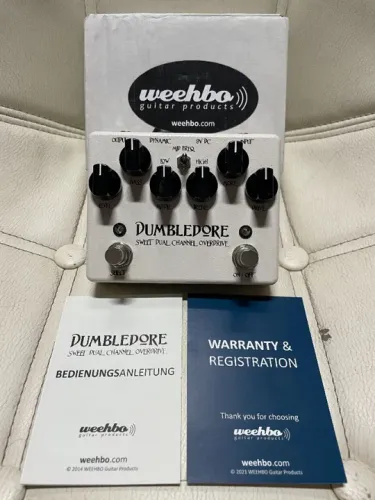  Pedal Weehbo DUMBLEDORE - Sweet Dual Channel Overdrive - Zerado!!! Único anunciado no Bra